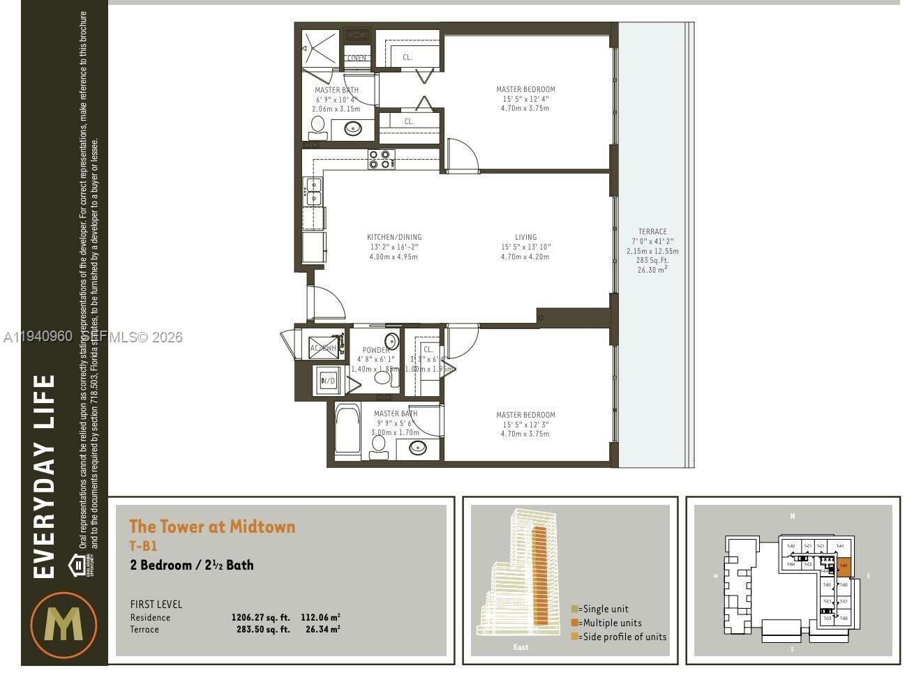 TWO MIDTOWN MIAMI CONDO - Residential