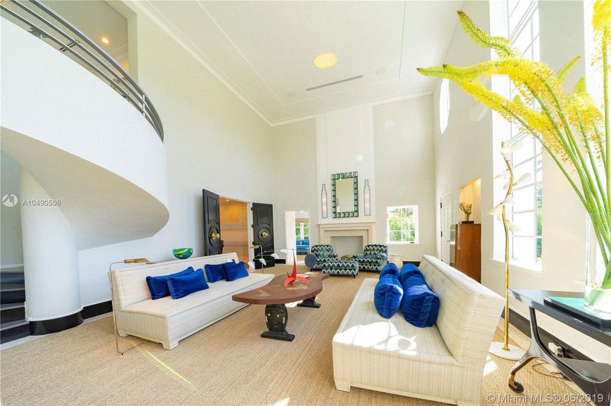 Ideal QUIET Miami Beach location facing family-friendly park. Come see for yourself this GLAMOROUS residence situated on a private 12,300 SF double lot. Skinner House underwent a 3-year renovation including Parisian gardens designed by renowned landscape architect. Brand new 4bd, 4.5ba, estate features sumptuous master suite w/ 12ft ceilings & marble clad bathroom. Cantilevered staircase overlooks the double height great room, drenched in the natural light of 24ft French windows. Chef's gas eat-in kitchen with 2 dishwashers, Sub-Zero & Wolf range. High end finishes & fixtures include; coral stone wide plank floors, Waterworks bathrooms, sound system, smart home & security systems, impact windows/doors, garage, & generator. A published masterpiece, unlike any home available on the market.