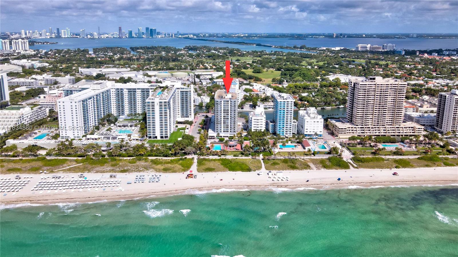 Spacious 2-bedroom, 2-bathroom condo offers 1,368 sq of bright and comfortable living space in one of Miami Beach’s most desirable oceanfront locations.The unit features partial ocean and city views, an open layout filled with natural light, and two full bathrooms—The building offers beachfront pool, a fitness center, laundry facilities, 24-hour secured lobby, and on-site management. Perfectly situated on Collins Avenue, right on the beach and next to the 1 Hotel This prime location offers easy access to world-class dining, shopping, and entertainment while maintaining the tranquility of beachfront living. The unit is vacant, and move-in ready. Rent includes water, trash, cable, and internet, one covered parking. —call listing agents Tessa or Kim today to schedule your private showing.