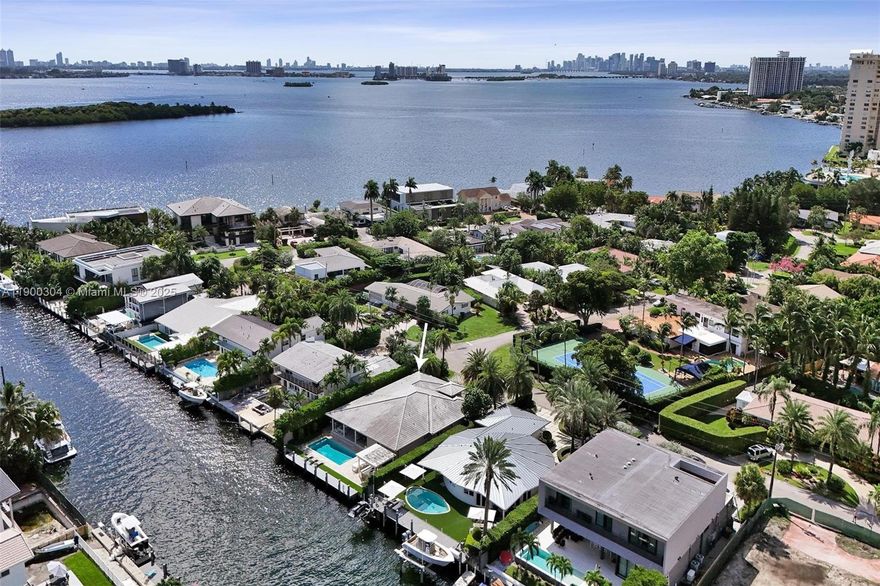 Live the Ultimate Miami Waterfront Lifestyle. Beautifully furnished and renovated with a resort-style backyard, featuring a pergola with summer kitchen and multiple lounge areas for seamless indoor-outdoor living. The interior showcases a spacious kitchen, custom bar with designer millwork, impact windows, blackout shades, and cabana bath. Enjoy ample storage w/ walk-in closets and an oversized garage with built-ins. Boater’s paradise with 75 ft of waterfront, no fixed bridges, Shore Power, and direct ocean access. Located in the Gated Sans Souci Estates with 24/7 police guardhouse—minutes to Bal Harbour, the Design District, and Aventura.