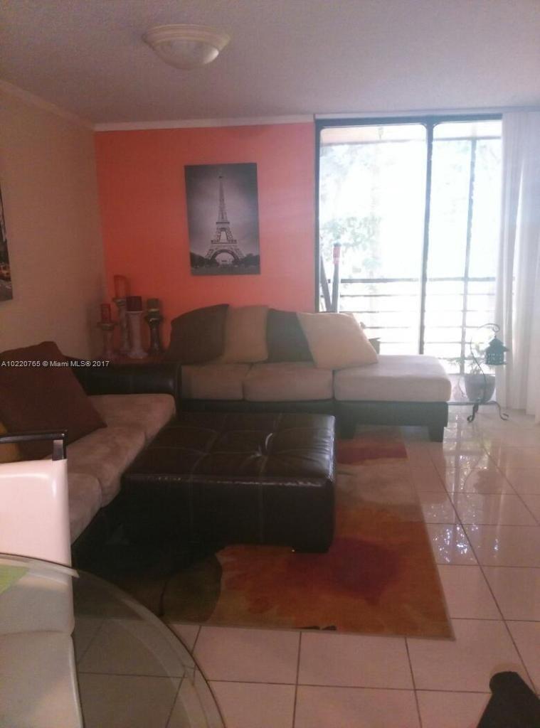 Comfortable property at the Courtyard Villas features two bedrooms and two baths, tile throughout, laundry inside, screened balcony, community pool, lots of amenities, close to palmetto expressway, shopping centers, golf course, easy to show !!