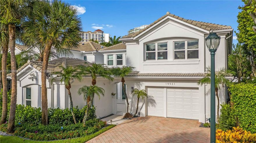 Perfection & rarely on the market. GORGEOUS completely renovated & remodeled home in the single family, guard-gated community of Country Club Estates. Located on the Turnberry Golf Course. 3800+ SF, 6 bed, 5.5 bath of pure luxury w/a private guest house! The home features a new chef's eat-in kitchen w/state of the art appliances & HUGE walk-in pantry, impact windows & doors, 22' volume ceilings, all new bathrooms, custom interior designs, re-sculpted staircase w/architectural elements throughout. New pool & deck w/modern landscape throughout the property. 3 "newer AC's, 2020 roof, housekeeper's room w/private entrance, full laundry room & much more. Perfect address for ACES & Soffer High. Walk to house of worship, shops, cafes & parks. Connect anytime for a private tour.