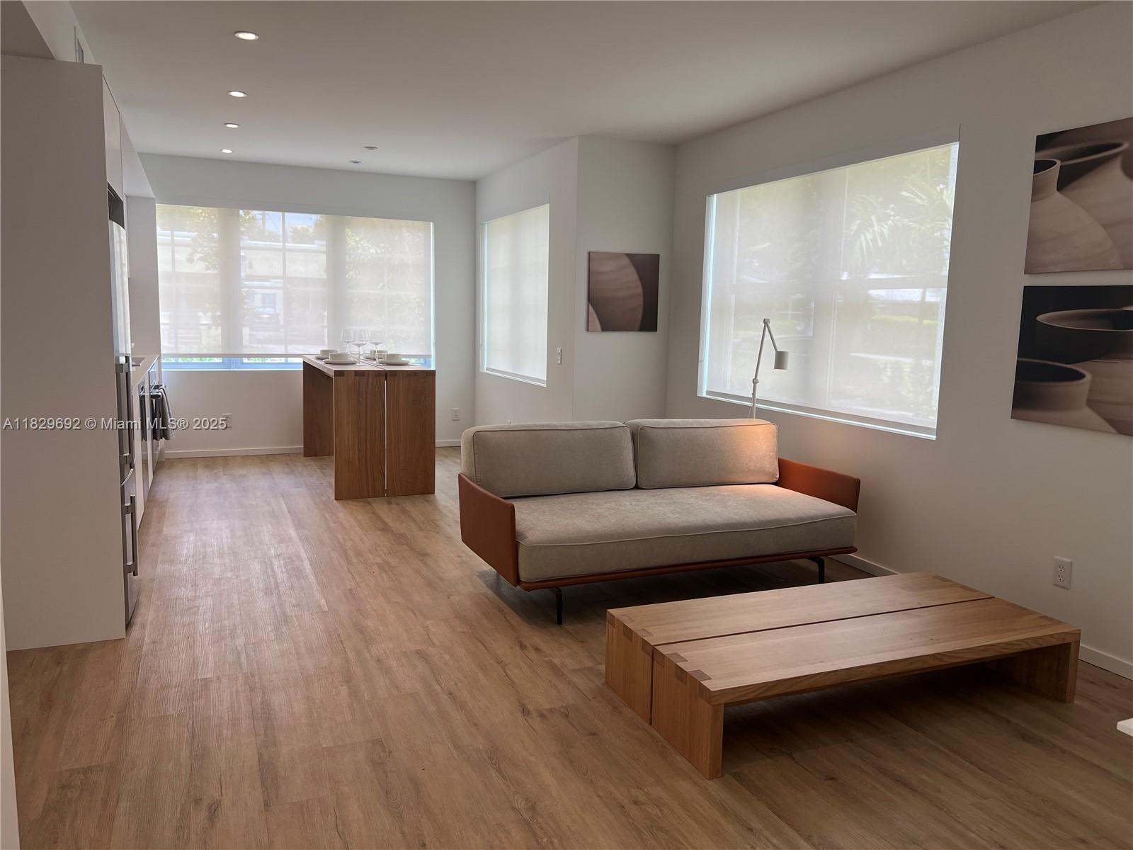 Short term rental! Amazing, brand new one bedroom unit nestled in the highly sought after Buena Vista neighborhood. A one of a kind project- this luxury 8-unit building is newly renovated, located in the quiet residential streets of Buena Vista, just blocks away from the prestigious Miami Design District. Be the first to move in to this building's one bedroom, one bathroom unit that has been completed with all top of the line appliances and brand new, high end furniture. This unit provides an extremely comfortable layout and spectacular natural light coming in from all the windows all throughout. Unit is move-in ready with a fully equipped kitchen, bedroom, and bathroom. Rent includes wifi, two high end casting TV's, and one parking spot. Price is valid through November 30, 2025.