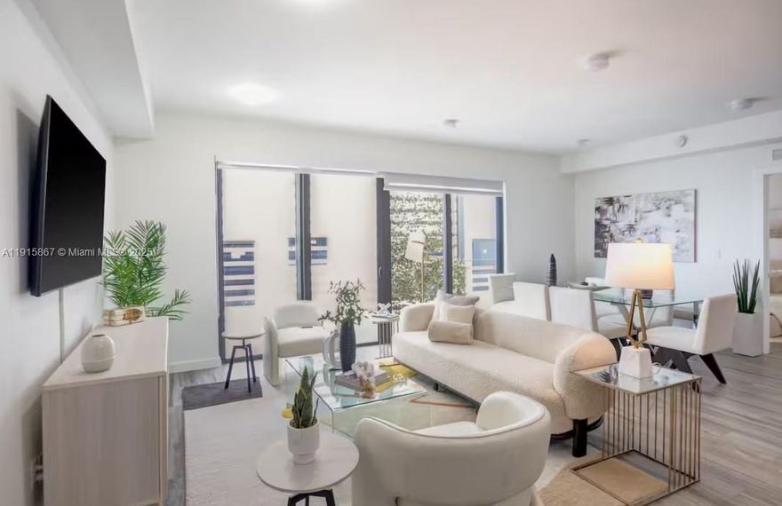 A Stylish and sophisticated 3 Bedroom Penthouse with private rooftop terrace in a 3 story boutique building, blocks away from the heart of Coconut Grove and minutes away from Coral Gables, Brickell and Downtown. Washer and dryer inside the unit. Unit features 9 ft ceilings, high impact windows, deep balconies, European wood cabinetry, stainless steel appliances, natural stone counter tops and porcelain floors. Building features covered parking, gated access, and security camera surveillance.