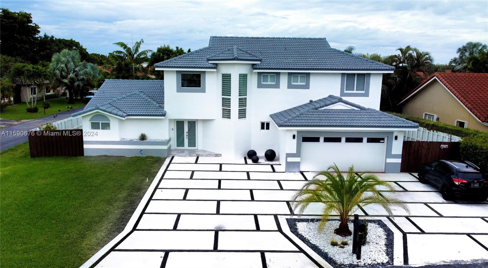 This stunning home sits on a beautiful corner lot in Lakes of the Meadow sought-after Mansions subdivision. This house is ideal for entertaining and boasts a beautiful pool and a lovely patio. Updated kitchen with 6ft Wine Cooler with Stainless Steel BOSCH appliances and quartz countertops. The pool has a waterfall and a colored light feature. Home has two masters with bathrooms inside. Come see your new home today.