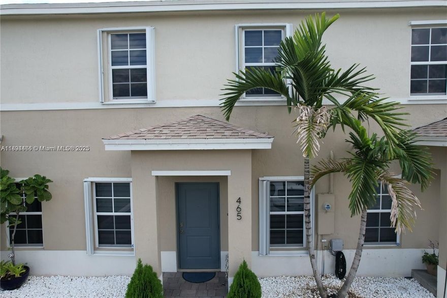 Discover modern living in the sought-after Keys Pointe community with this beautiful 3-bedroom, 2.5-bath townhouse offering 1,512 sq ft of stylish space and low monthly HOA fees. The open-concept layout features a stunning modern kitchen with sleek cabinetry and ample counter space. Enjoy the ambiance of recessed LED lighting throughout and the added security of a camera system. Upstairs, spacious bedrooms offer comfort and natural light, while the primary suite provides a peaceful retreat. Step outside to a covered terrace—perfect for relaxing or entertaining. This move-in-ready home combines comfort, convenience, and value in one of the area's best locations. Schedule your showing today!