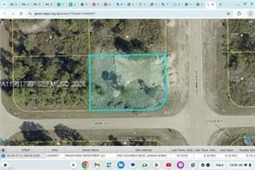 Build your dream home in Lehigh Acres without waiting months for permits. This corner lot already has approved building permits and approved plans, with impact fees paid and the first assessment payment completed. The lot has been filled to slab height, saving time and construction costs. Excellent location on Columbus Blvd, the first street when arriving from Miami, and just three blocks from SR-82, offering easy access to major roads, shopping, and commuting routes. A rare opportunity to start building immediately.