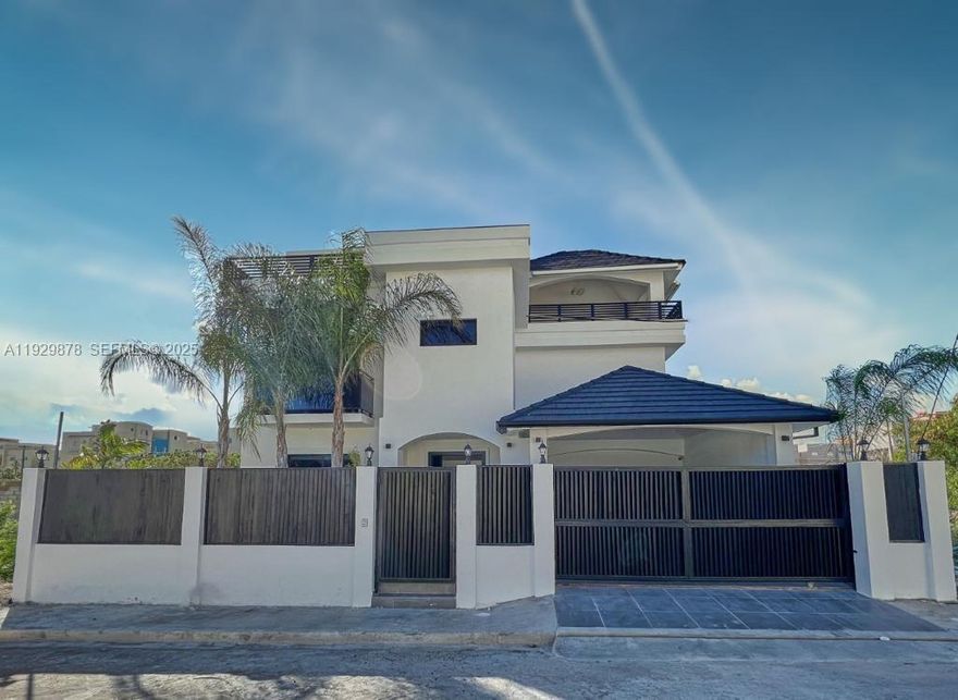 Beautiful Fully Furnished 3-Level House in Playa Caleta, La Romana. Are you looking for a dream home on one of the best beaches in the Dominican Republic?

This is your opportunity to acquire a beautiful 3-level property located in Playa Caleta, La Romana, with 414.27 sq meters (4459 sq ft) of construction and a 345 sq meter (3714 sq ft) lot.

This house features: 4 bedrooms with TVs and air conditioning, 4.5 bathrooms, TV room on all 3 levels, living room, dining room, and kitchen, laundry area and patio with a heated swimming pool, double carport, bar, terrace with a game area (billiard table), and BBQ. This property has everything you need to enjoy life by the sea, with a modern and spacious design and an excellent location.  Just 3 mins away from the beach !