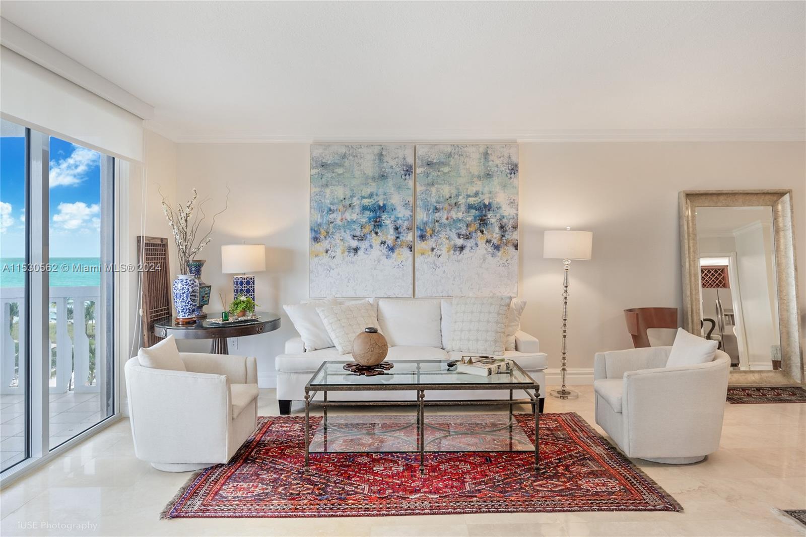 Rental Property at 9801 Collins Ave 8G, Bal Harbour, Miami-Dade County, Florida - Bedrooms: 2 
Bathrooms: 2  - $5,500 MO.
