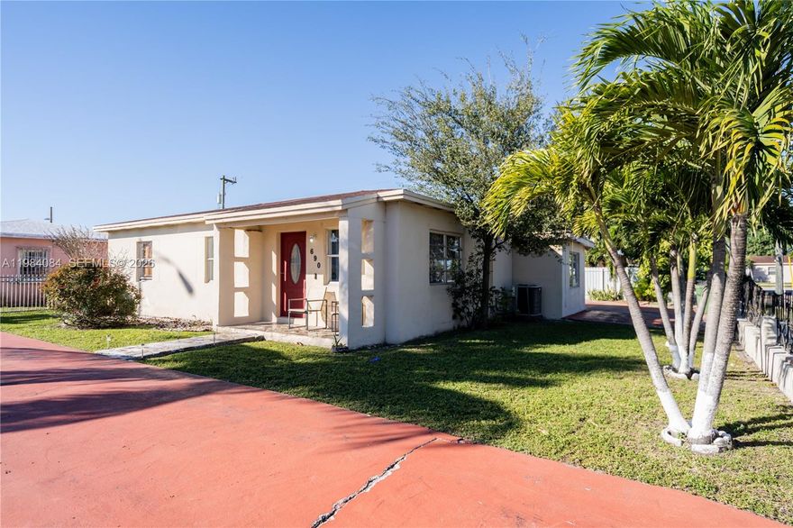 As per owner, this 2 bedroom 1 bath spacious home in the heart of Hialeah, can be rented fully furnished.