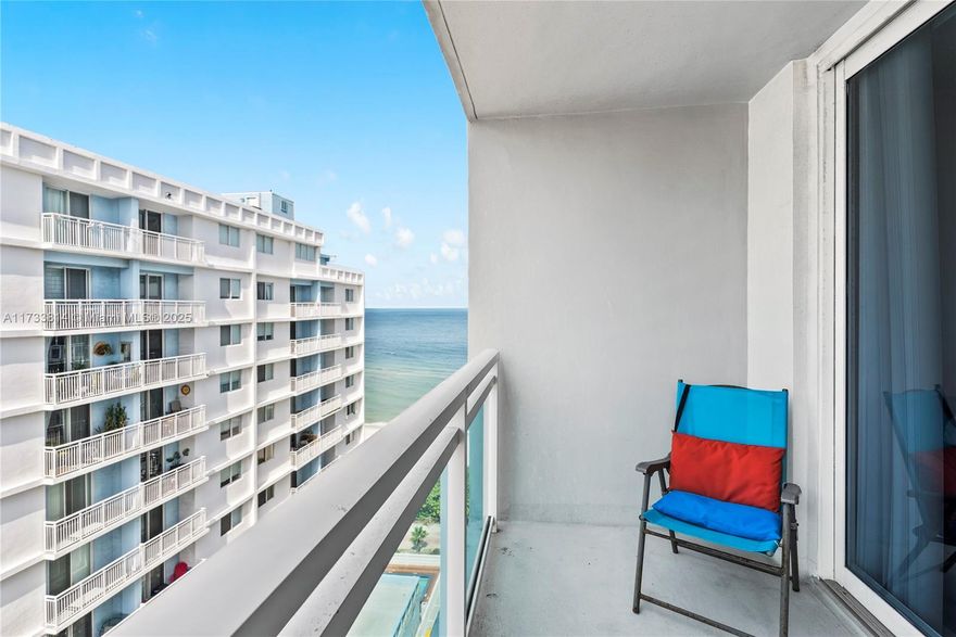 Spacious 1B/1.5B at The Collins, an ocean front building projected by Morris Lapidus in the 60's and completely remodeled in 2002. This unit features ceramic floors throughout, a bar for entertainment, large closets and a laundry room with full washer and dryer. The apartment can be used to reside or as an investment due to the relaxed rental policy. The building is pet friendly and maintenance includes basic cable and internet. Enjoy a large pool facing the ocean, a well equipped gym and a party room. At walking distance to Publix, restaurants, shops, hair dressers, banks and entertainments. North Beach (NoBe) is going through a major face lift with 72 Project giving the area a major upgrade.