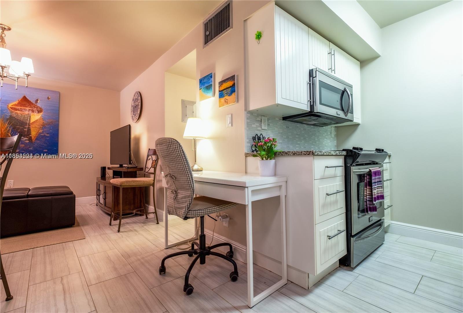 BEAUTIFUL 2/1 condo. First floor. Passed 40 and 50 year inspections. LOW MAINTENANCE. 55+ community. Freshly painted and impeccably spacious. Kitchen with tons of cabinet space. Beautiful ceramic tile floors that flow throughout all rooms. Great location, close to downtown Hollywood and minutes from the beach and Hollywood Boardwalk. Clubhouse with heated pool. Well managed community. SPECIAL ASSESSMENTS PAID BY SELLER. No pets.