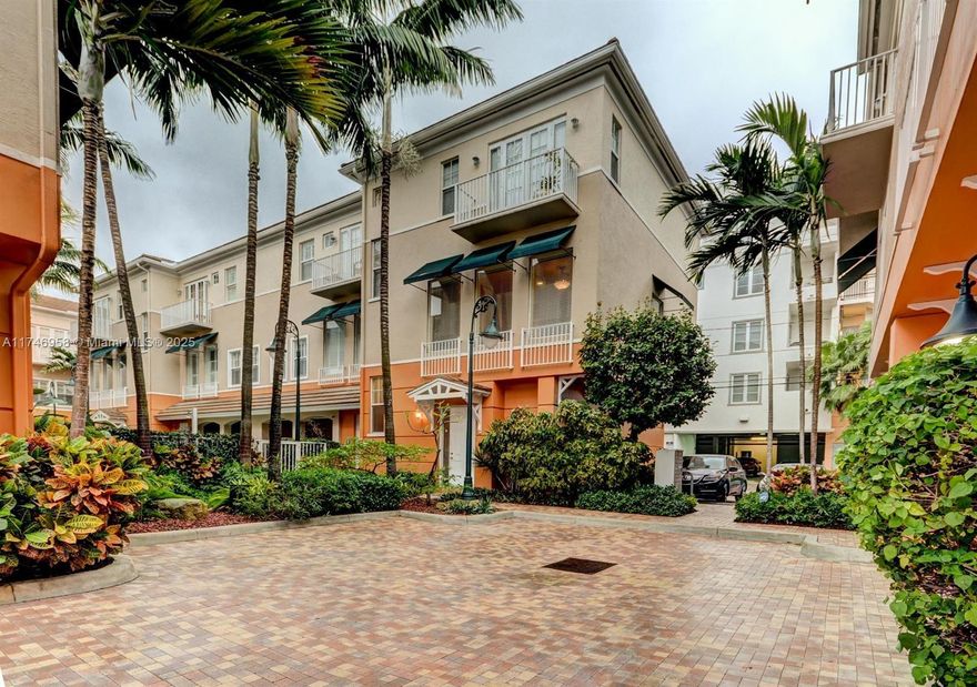 Rare opportunity to own a 3 story luxury town home in Delray Beach with ELEVATOR !! Town place is a boutique community 2 bedrooms plus Den & 3 full bathrooms,Featuring high end finishes including, first hardwood floors, New kitchen with top of the line appliances New bathroom with  Jacuzzi. New wash and dry machine. Home has been recently painted. Whole house water filter. Less two blocks to Atlantic  Avenue and short walk to the beach.