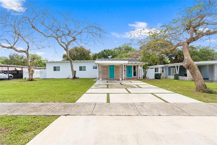 Turnkey investment opportunity in North Miami with a strong, in-place tenant. This fully furnished 3-bedroom, 2-bathroom home is currently leased to a corporate tenant at $5,500/month, with a newly executed 1-year lease and interest in extending to a longer-term agreement.

The property features a spacious 11,342 sqft lot, a large pool with waterfall, and a fully fenced backyard designed for outdoor living. Interior highlights include an open-concept layout, updated kitchen with stainless steel appliances, modern bathrooms, and impact windows and doors.

Short-term rentals allowed, offering flexibility for future use. Centrally located near shops, dining, and just minutes from the beach.

Tenant occupied – do not disturb. Sale subject to existing lease. Ideal for investors seeking immediate cash flow.