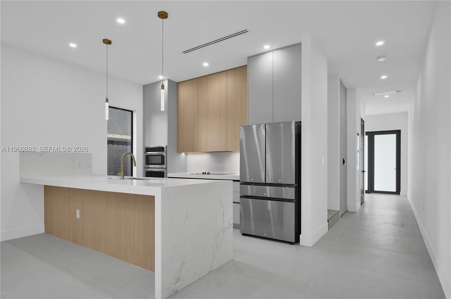 The masterpiece of Buena Vista is here. Brand new construction with developer upgrades redefining luxury.  Sunlight pours through the windows, and the double patio doors creates a seamless flow blending outdoor and indoor living. Inside, the chef’s kitchen boasts a hidden pantry, sleek cabinetry, and beautiful appliances. The primary suite is paradise, offering a modern lit closet with glass and spa bath with jets. Outdoor patio with five-star outdoor kitchen and a pool to relax wit and have a tree looking at the beautiful trees Complete with a 1-car garage, and laundry room upstairs next to the rooms.