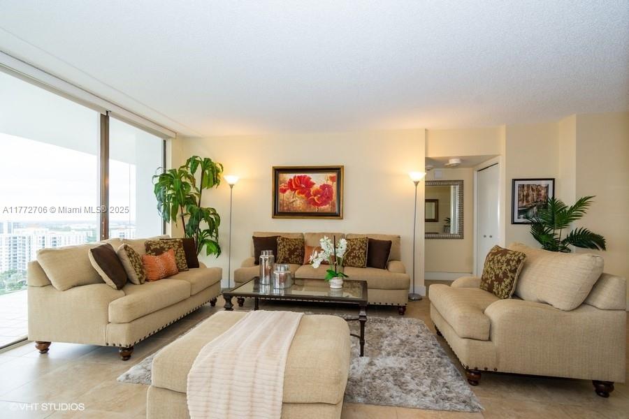 Rental Property at 19707 Turnberry Way 23C, Aventura, Miami-Dade County, Florida - Bedrooms: 1 
Bathrooms: 2  - $3,200 MO.