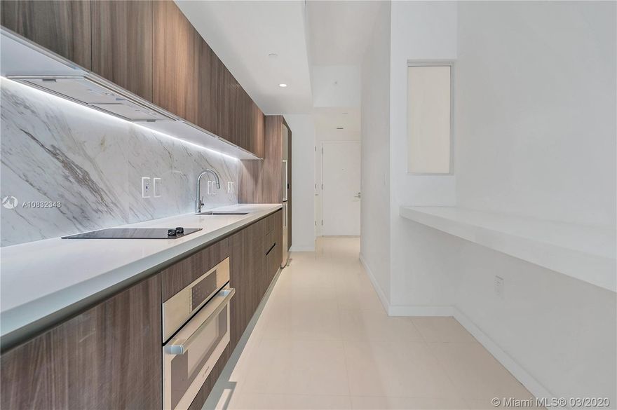 Welcome to the luxurious and trendy Paramount World Center! Enjoy living in the building with most amenities in the world for an affordable price! This spacious studio has beautiful white porcelain tile flooring, eat-in kitchen, spacious bathroom with separate tub and shower, LED mirror, high ceilings, custom kitchen cabinetry with Bosch appliances and washer/dryer. Amenities include 5 pools, state of the art fitness center, boxing studio, aerobics area, game room, golf simulator, Jam room with a recording studio, half basketball court, racquetball court, soccer field, spa, hair/nail bar, food market and more. Pet-friendly building.