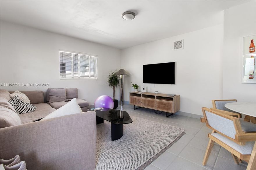 Fully furnished 1BD/1BA condo in South Beach available for $2,500/month. Minimum 6-month lease, 12 months preferred. Bright unit with large windows, open living/dining area, modern kitchen with stainless steel appliances, walk-in closet, and in-unit laundry. Located in a secure, gated building on a quiet street, just steps from the beach, gyms, cafés, restaurants, and South Beach nightlife. Available for ASAP move-in.