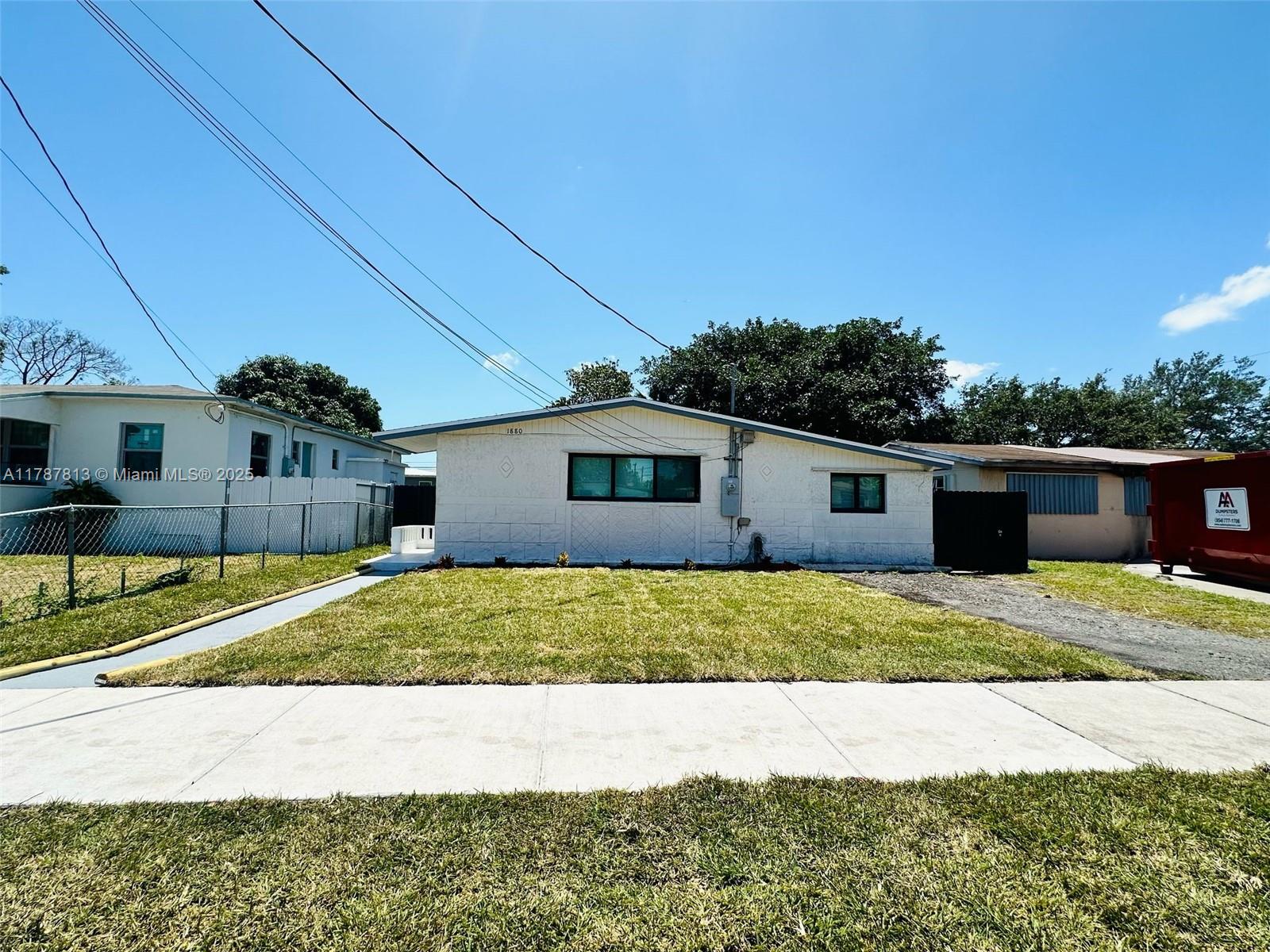 Property for Sale at 1880 Nw 152nd St, Miami Gardens, Broward County, Florida - Bedrooms: 4 
Bathrooms: 2  - $489,000