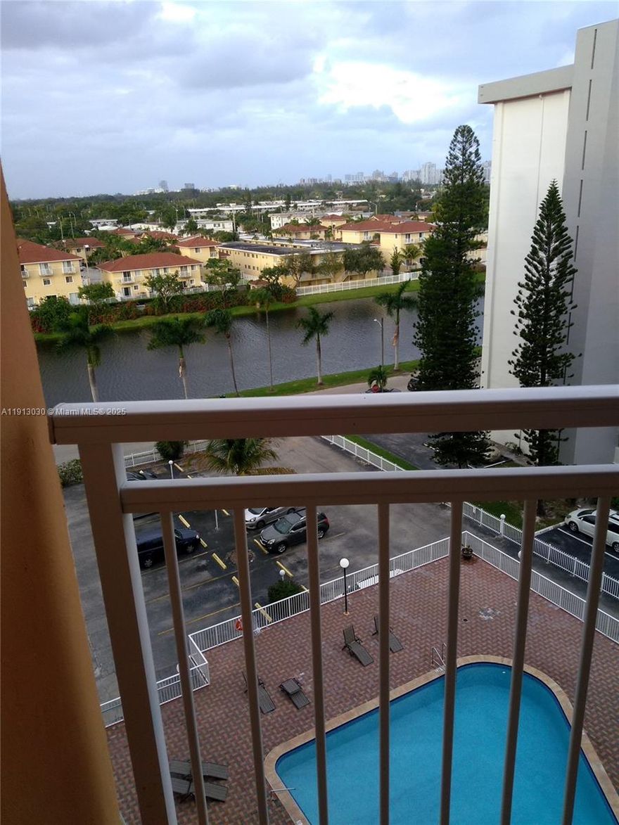 THIS IS YOUR CHANCE TO OWN A SPECIOUS AND BRIGHT, EXCELLENT LOCATION 1 BEDROOM 1.5 BATHROOM, FULL NATURAL LIGHT EAST ORIENTATION ON AN 8TH FLOOR WITH OPEN VIEW TO THE CITY AND WATER FRONT (CANAL). BEAUTIFUL FULL KITCHEN, WALK-IN CLOSET. LAUNDRY ROOM/STORAGE ROOM IN EACH FLOOR. 10 MINUTES FROM AVENTURA MALL, AND 10 MINUTES FROM SUNNY ISLES BEACH, CLOSE TO OLETA PARK AND GREYNOLD’S PARK. EASY ACCESS TO FREEWAY, WALKING DISTANCE FROM WALMART AND SHOPPING AREA. PERFECT FOR INVESTORS.  NO RESTRICTIONS TO RENT FIRST YEAR, OR FOR A RETIREE, OR RETREAT. ALL AGES WELCOME. BUILDING UNDERGOING RESTORATION. SWIMMING POOL, GYM AND PARTY ROOM UNDER RESTORARION AT THIS TIME. SHOWINGS BY APPOINTMENT ONLY.