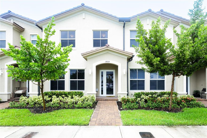 Unique Opportunity! Highly motivated seller looking for a quick closing submit your offer today! This virtually new gem, built in 2023, combines modern style and functionality in every corner. Featuring 3 spacious bedrooms, 2.5 bathrooms, and an open-concept kitchen with top-quality finishes. All windows and doors are impact-resistant, providing maximum security, peace of mind, and energy efficiency. The garage has been converted into an air-conditioned space, perfect for a home office, playroom, or additional bedroom. Enjoy a private patio ideal for gatherings, and a prime location near Krome Ave and the expressway for quick access to the entire area. Move-in ready with great potential for immediate value appreciation!