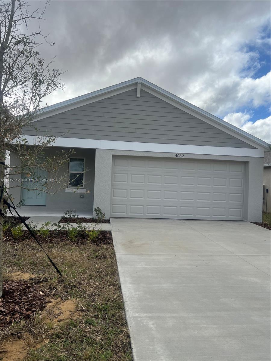 The New single home you were waiting for! this home is everything you need to live ...2 car garage, 3 bedrooms, Master bed has a huge walking closet, the kitchen is beautiful with stainless steel appliance, quartz countertops. A covered Lanai, accessible through sliding door to enjoy the patio. Washer and Dryer in the laundry room.