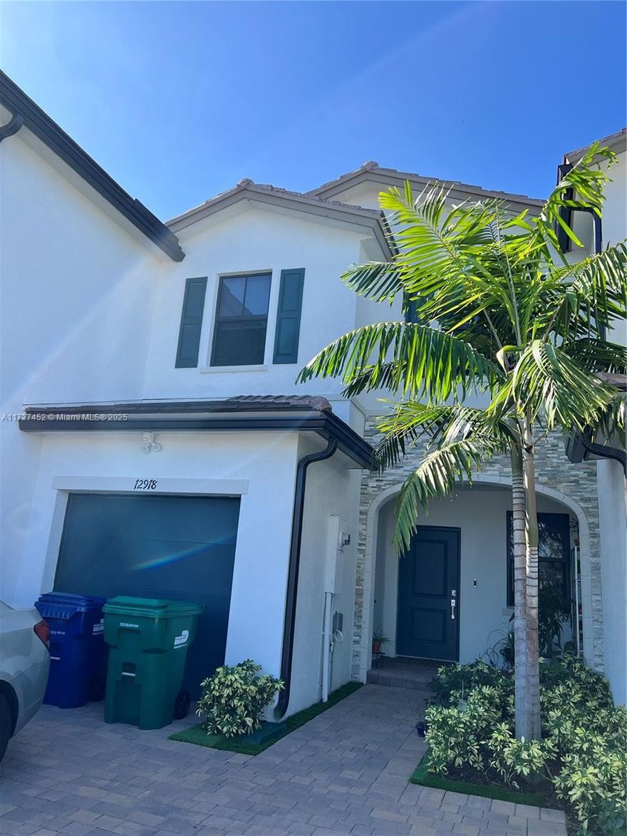 Upgraded 3 bed, 2.5 bath 2-story Avignon home floor plan townhome in 2022-built Lennar community, Sienna Reserve South. All 3 bedrooms (new carpet) are on 2nd floor. The living, dining and family/entertaining rooms are on 1st floor with a guest bathroom! New wood floors on the stairway & 2nd floor, ceiling fans in all bedrooms, updated guest bathroom, tankless water heater, epoxy-coated garage with EV setup. Ring Video Doorbell Pro, Honeywell Home T6 Pro smart thermostat, alarm system, Flo by Moen smart water monitor & shutoff. Laundry area upstairs, ample closet space, tub in 2nd bath, large shower & dual sinks in master.  Plenty of parking in the community and the driveway can hold up to 2 cars! Prime location near clubhouse, pool, gym, and play ground area opening soon.