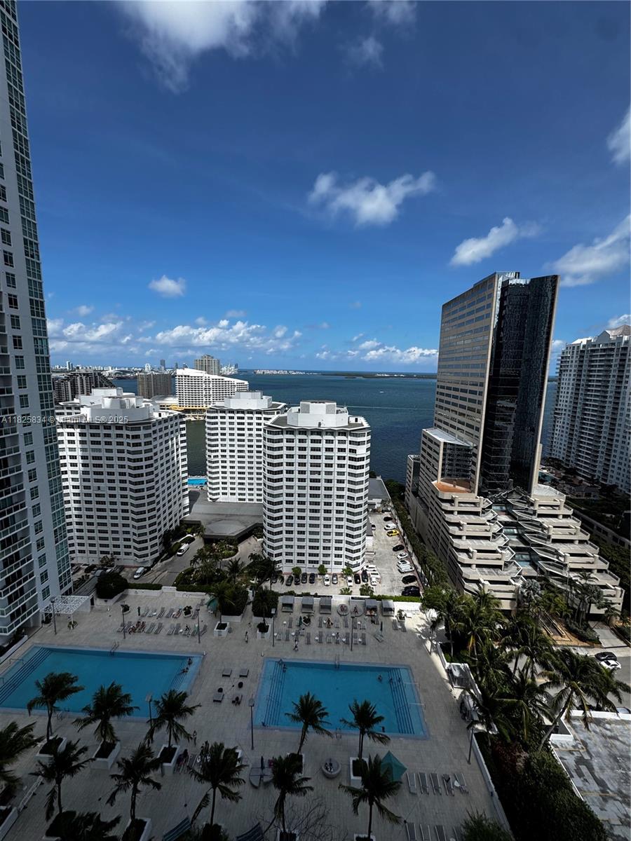 Enjoy beautiful direct bay views from this spacious 2-bedroom, 2-bath residence offering the best of city living in the heart of Brickell. Located at The Plaza, this home places you in Miami’s premier financial, corporate, and dining district, just two blocks from Brickell City Centre with its world-class shopping, dining, and entertainment. The building’s resort-style amenities include a large pool deck with two infinity pools and BBQ areas, a fully equipped gym, steam room, spa, business center, media room, and party room. With everything Brickell has to offer right outside your door — from vibrant nightlife to upscale boutiques and restaurants — this is city life at its finest.