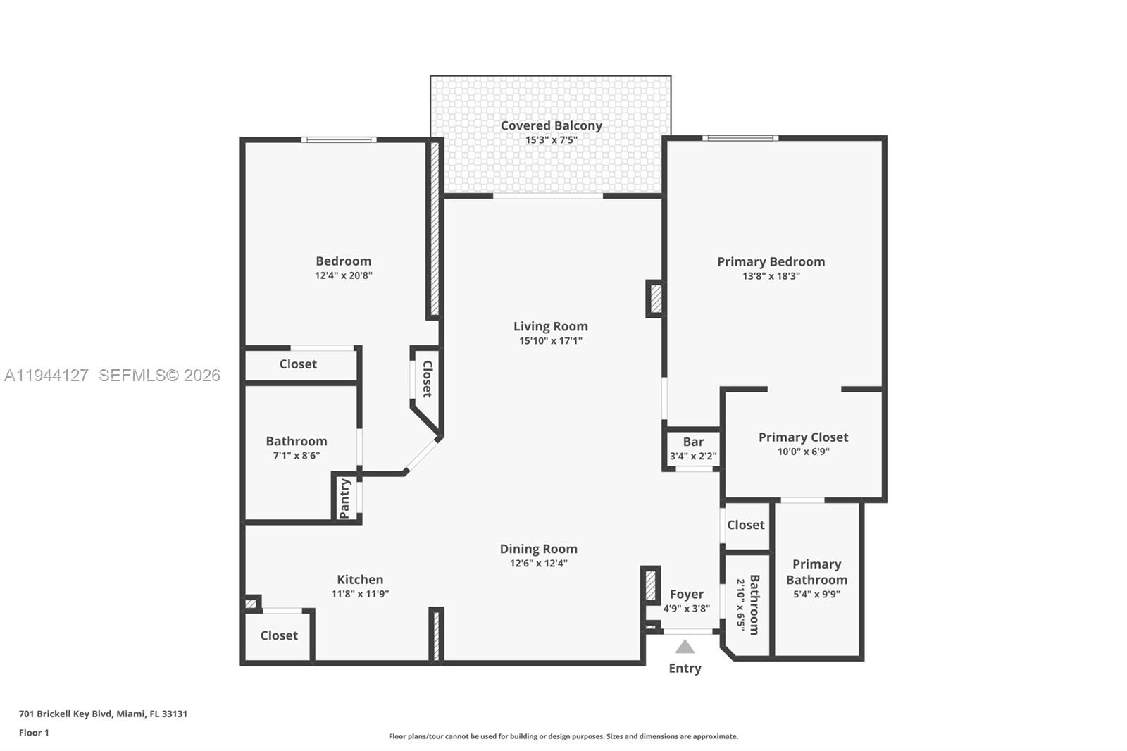 701 Brickell Key Blvd 1506