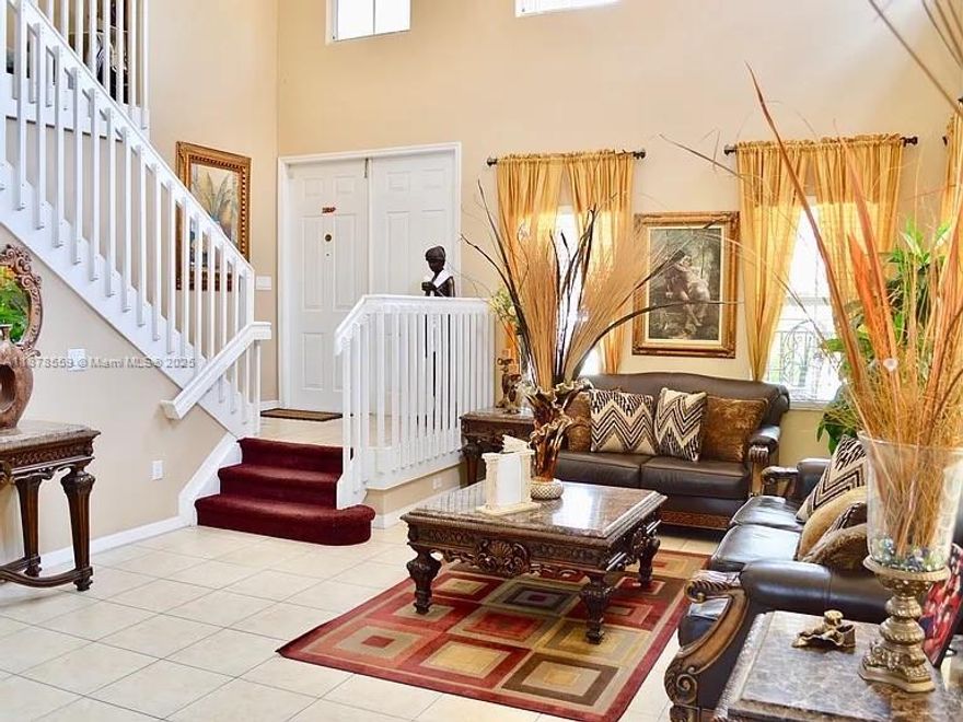 Venetian Isles Gated Community Home - A must-see, do not miss it! A stunning 4-bedroom & 3-bathroom home with a double garage & resort-style pool & spa. You can enjoy the pool and barbecue to entertain your family and friends. The home features an open-concept first floor, blending elegance with modern design. Modern kitchen as well as bathrooms. On the second floor, the owner’s suite is spectacular and elegant with a large modern bathroom (shower and jacuzzi)—a his and her walk-in closet. You also have a clubhouse, playground, and Volleyball. Excellent Location!