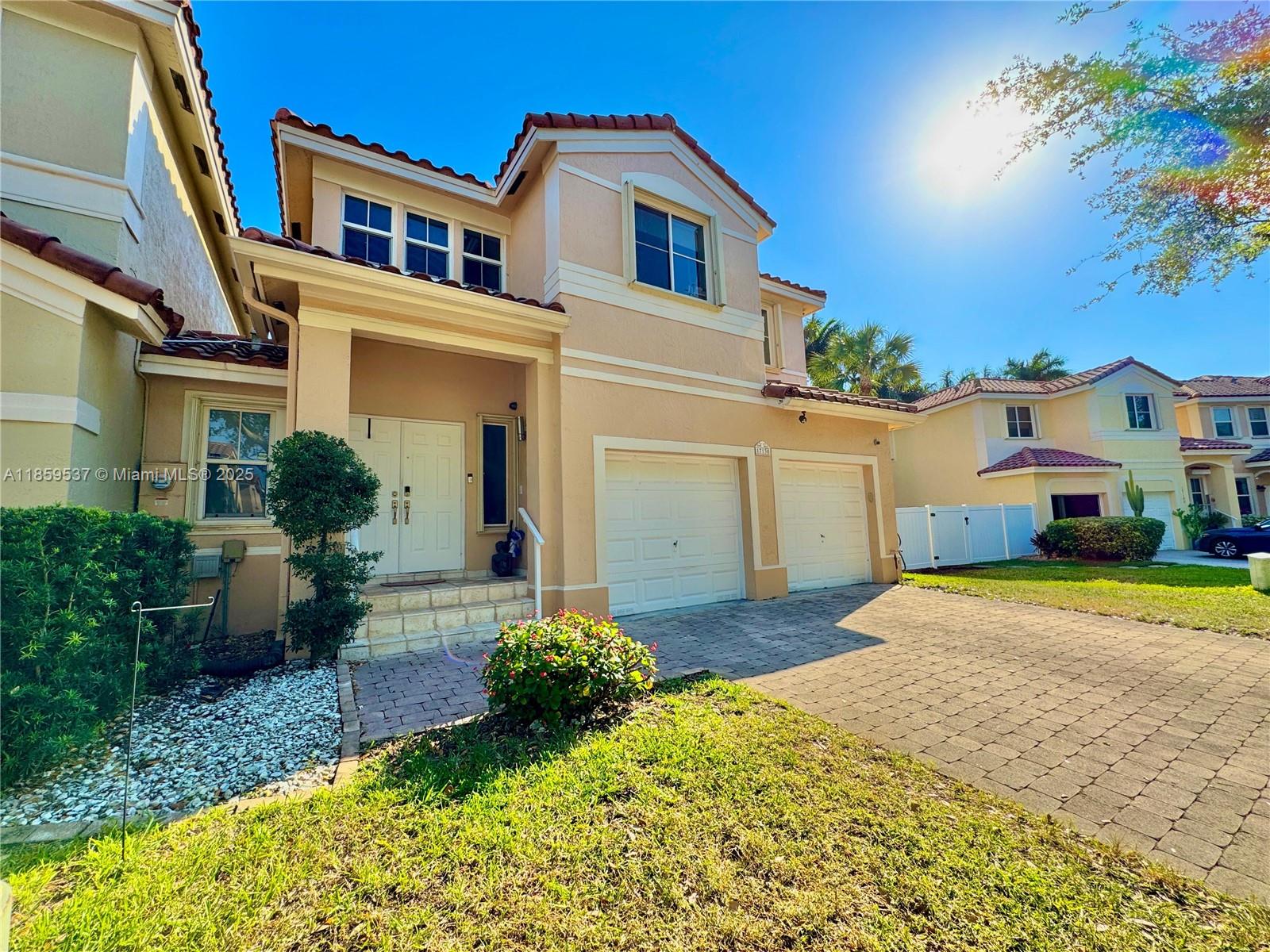 HIDDEN GEM JUST WAITING FOR YOU IN THE PRESTIGIOUS NAUTICA IN MIRAMAR, THIS PROPERTY WONT LAST!!!! 4/3 UPDATED TOWNHOUSE, CORNER UNIT, STAINLESS STEEL APPLIANCES, MODERN KITCHEN TO ENJOY WITH FAMILY AND FRIENDS. ACCORDION SHUTTERS, SOLAR PANELS (Up to 50% OFF your electricity bill) BEAUTIFUL AND PRIVATE PATIO, 2 CAR GARAGE AND PLENTY OF DRIVEWAY SPACE. ELECTRIC CAR CHARGER, GARAGE REFRIGERATOR, GARAGE STORAGE CABINETS ARE NOT INCLUDED IN THE SALE. CLOSE TO MAIN HIGHWAYS, RESTAURANTS, SOPPING CENTERS AND MUCH MORE.