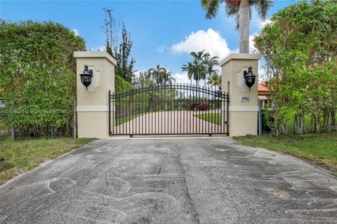 A home in Davie