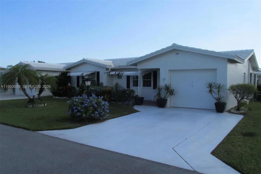 Charming Home in Active 55+ Community in Boynton Beach!

Welcome to 1104 W Ocean Avenue, a beautifully maintained residence located in the desirable Leisureville 55+ community, offering the perfect blend of comfort, convenience, and vibrant South Florida living.

This inviting home features a spacious layout filled with natural light, creating a warm and welcoming atmosphere throughout. The well-appointed kitchen flows seamlessly into the main living areas, making it ideal for both everyday living and entertaining. Generously sized bedrooms provide comfort and privacy, while the outdoor space offers a peaceful setting to relax or enjoy the Florida sunshine.

Residents of this active adult community enjoy access to resort-style amenities, including a clubhouse, swimming pools, golf course, fitness center, and a full calendar of social activities—perfect for embracing a relaxed and engaging lifestyle.

Conveniently located near shopping, dining, major roadways, and just a short drive to beautiful beaches, this home offers exceptional value in a prime Boynton Beach location.

Don’t miss this opportunity to enjoy easy living in one of the area’s most sought-after 55+ communities!