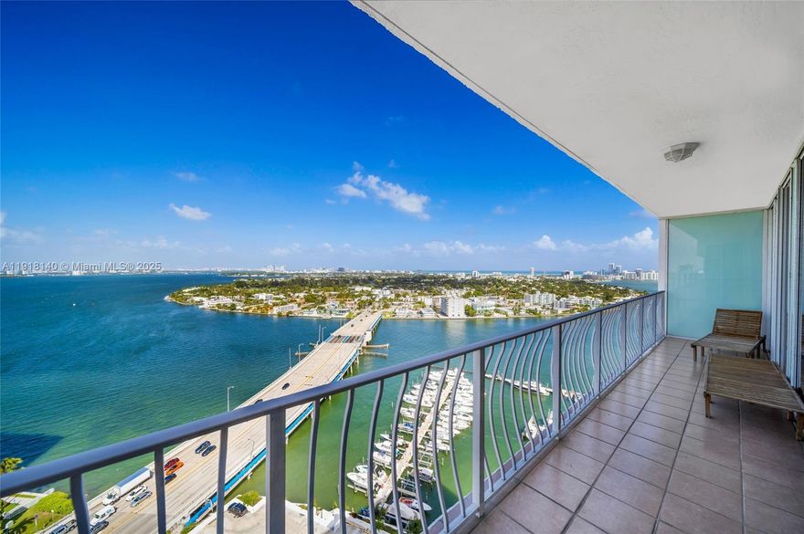 Enjoy captivating views of Biscayne Bay from every room. Fully remodeled 2 bed-2 bath condo, with floor-to-ceiling sliding doors in every room, lots of of closet space, comes with 2 covered parking spaces (tandem) and washer and dryer inside the unit. Building offers a variety of amenities including an on-site convenience store, 24 hr security, swimming pool, a Jacuzzi, a gym, restaurants, a beauty salon, a marina, and more! -AVAILABLE JAN 2026