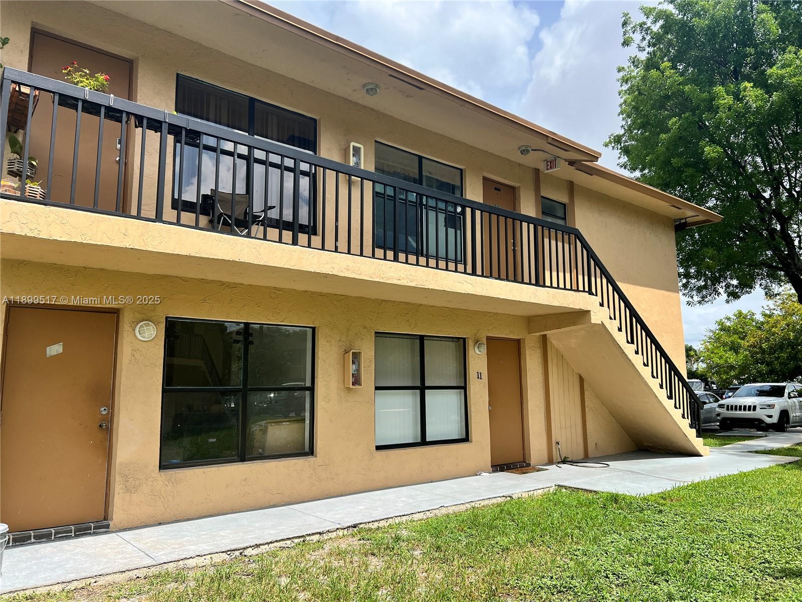 Completely remodeled 2 bedroom 2 bath unit in Lago Grande Condominium. This unit is located on the first floor. No patio. PVC floors installed throughout the apartment. The kitchen features white quartz countertops, new white wood cabinets, stainless steel appliances. Remodeled bathrooms. Washer and dryer in unit. 1 assigned parking space + guest parking. The Association may take up to 20 days to process applications. Small pets allowed. United is rented until July 2026 $2450.