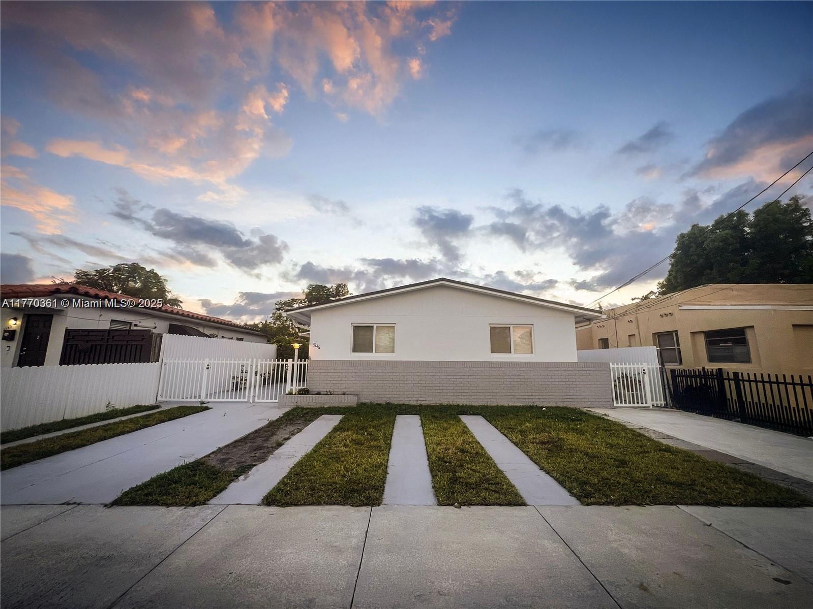 Rental Property at 3346 Nw Nw 17th St, Miami, Broward County, Florida - Bedrooms: 2 
Bathrooms: 1  - $2,200 MO.
