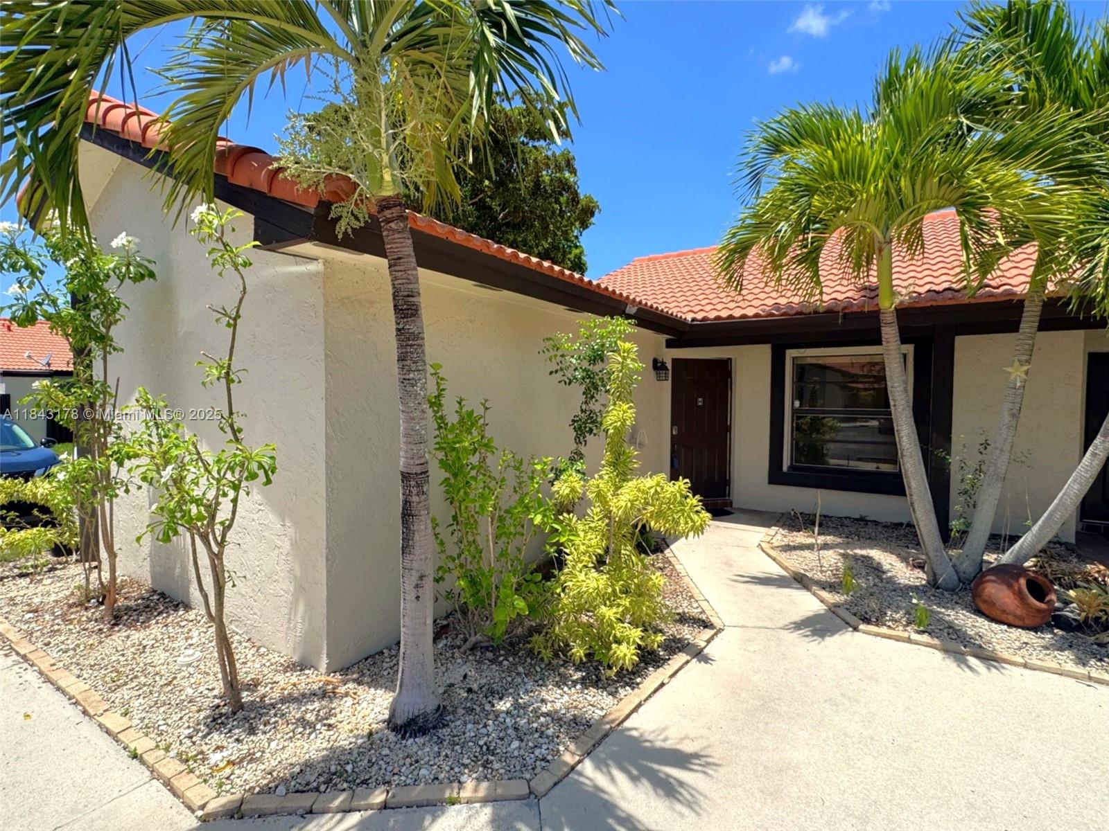 Remodeled 2/2 single story townhome w/ wood-look tile floors & spacious open living area. 40/50 year Recert completed Dec 2024 & Assoc has reserves - FHA financing possible. Newer kitchen with S/S appliances and Brand New Stove and Microwave. Granite countertops. Enjoy your own Private Patio. Feels like a home & not a condo. Large Primary bedroom w/ vaulted ceilings. Newer Washer/Drye & water heater. According Shutters. Newer roof. Management planning to resurface community roads. Complex pool close to home & you have access to the Lakes of the Meadow Health and Racquet Club Facilities to include Olympic size pool, gym, 8 tennis courts, 2 full basketball courts, etc. all just minutes from the home. 2 vehicle max & plenty of guest parking. Primary bedroom/bath has wheelchair access.