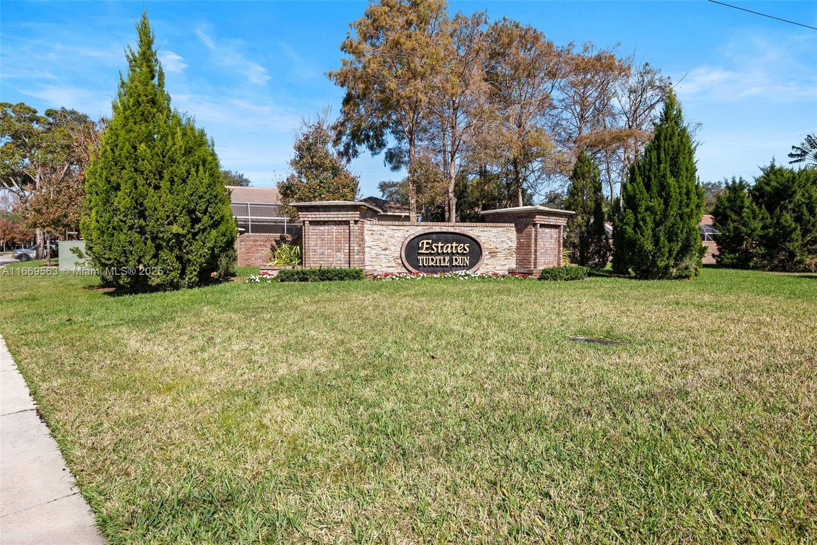 Welcome Home to Turtle Run! NEW ROOF 2018 Rare opportunity to Own this 4 bed, 2 bath waterfront home with a screened in pool located on a quiet cul-de-sac. Home has been completely remodeled from top to bottom, open kitchen with stainless steel appliances, double oven, and granite countertops. Other updates include, completely updated bathrooms, pool, Salt Water, New AC 2022 .Beautiful porcelain tile floors and high hats throughout entire home. Accordion shutters on all windows and sliders, Security system in place. this house is move-in-ready! Located close to shopping, restaurants, Sawgrass Expressway & Turnpike. Bring your clients and make an offer!!! NO HOA APPROVAL REQUIRE!!