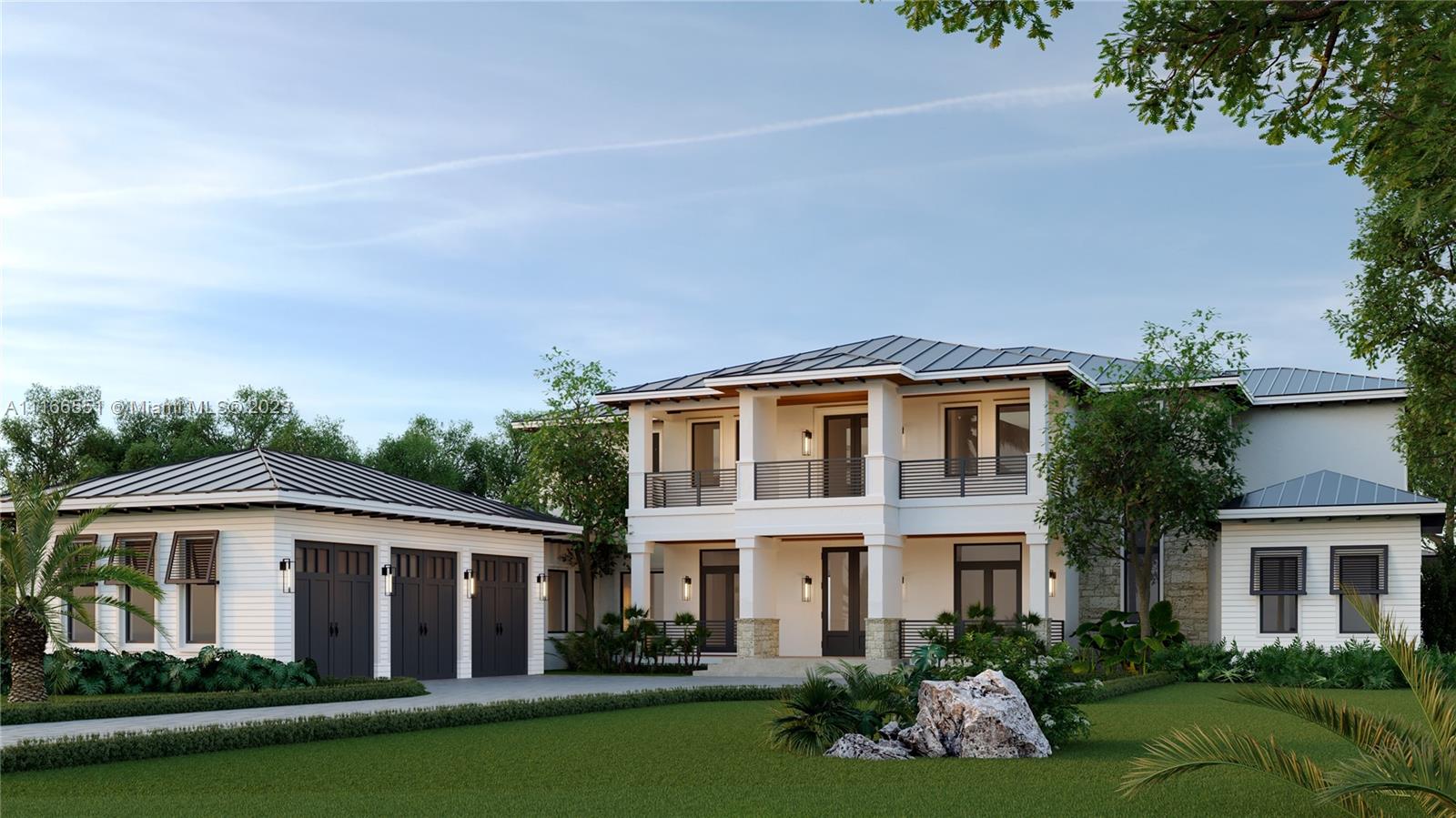 Unique opportunity to customize this N. Pinecrest estate, boasting timeless California contemporary architecture, intelligent design & masterful construction by award winning Hollub Homes, which combine w/ flawless execution to create the perfect S FL retreat. With 7 bedrms & 8.5 baths, the ingenious plan includes double height ceilings, a stunning clubroom & formal dining rm with linear fireplace, bar & wine rm for entertaining, & breakfast area and chef's kitchen with Wolf & SubZero. Several flex spaces, including media room, VIP/office, staff. The main suite has a private terrace, luxurious marble bathrm & huge walk-in closets. Other special features include outdoor oasis w/resort style pool, elevator, 1/1 guest house, generator, 3 car garage (w/height for lifts). Available Winter 2023