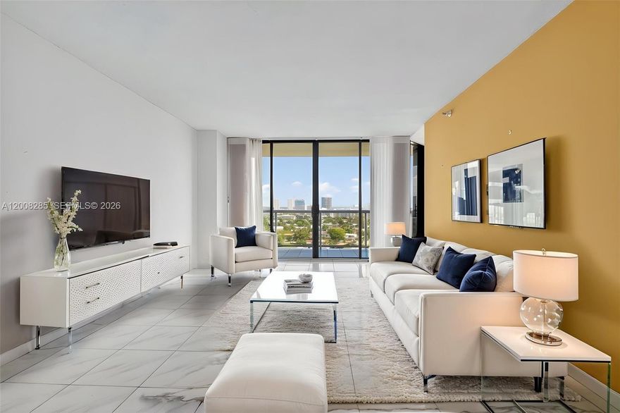 Refined and inviting, this bright split-bedroom residence offers two bedrooms and two bathrooms with a thoughtfully balanced layout. From its elevated position, the home captures sweeping open views and extends to a generously sized private balcony complete with hurricane shutters. Two assigned parking spaces and a dedicated storage unit add rare convenience. Residents enjoy an array of resort-style amenities, including two pools, tennis courts, and a marina framed by scenic walking paths. Recently renovated spaces—such as the fitness center, lobby, children’s play area, and refreshed hallways—enhance the overall living experience. This is a probate sale. Buyer should allow additional time for court approval prior to closing. With 24-hour security, no outstanding assessments, and proximity to top-rated schools, this established community offers comfort, ease, and enduring value—an exceptional place to call home.