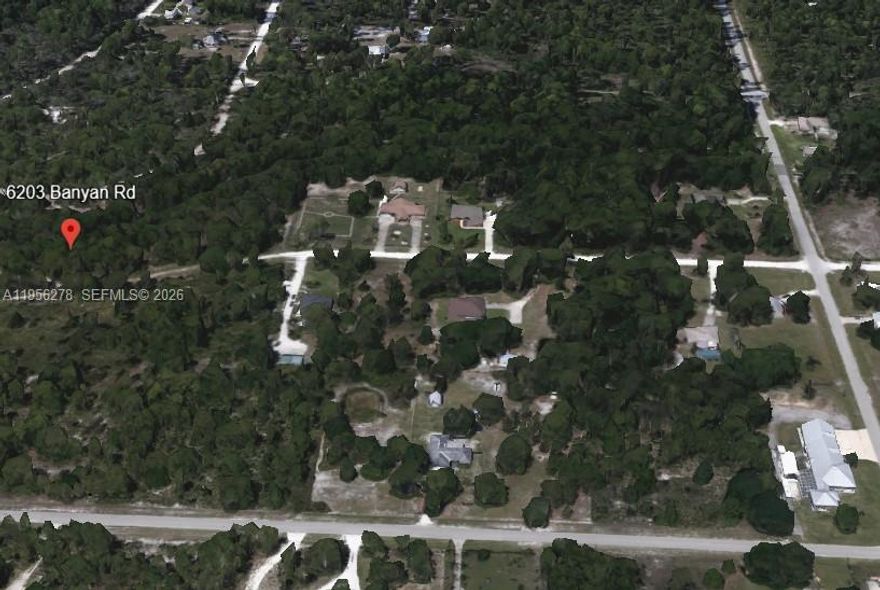 Orange Blossom Estates, Sebring, Fla. large lot close to Wolf Lake can also purchase 6149 BANYAN RD to have two lots next to each other. Orange Blossom Estates Land Use: SFR CANAL (0131)Zoning: R1Frontage: 100 FT Depth: 125 FT Lot Size: 0.2554 acres / 11,125 SF Waterfront: Yes - SFR CANAL. This lot is close to other homes.
