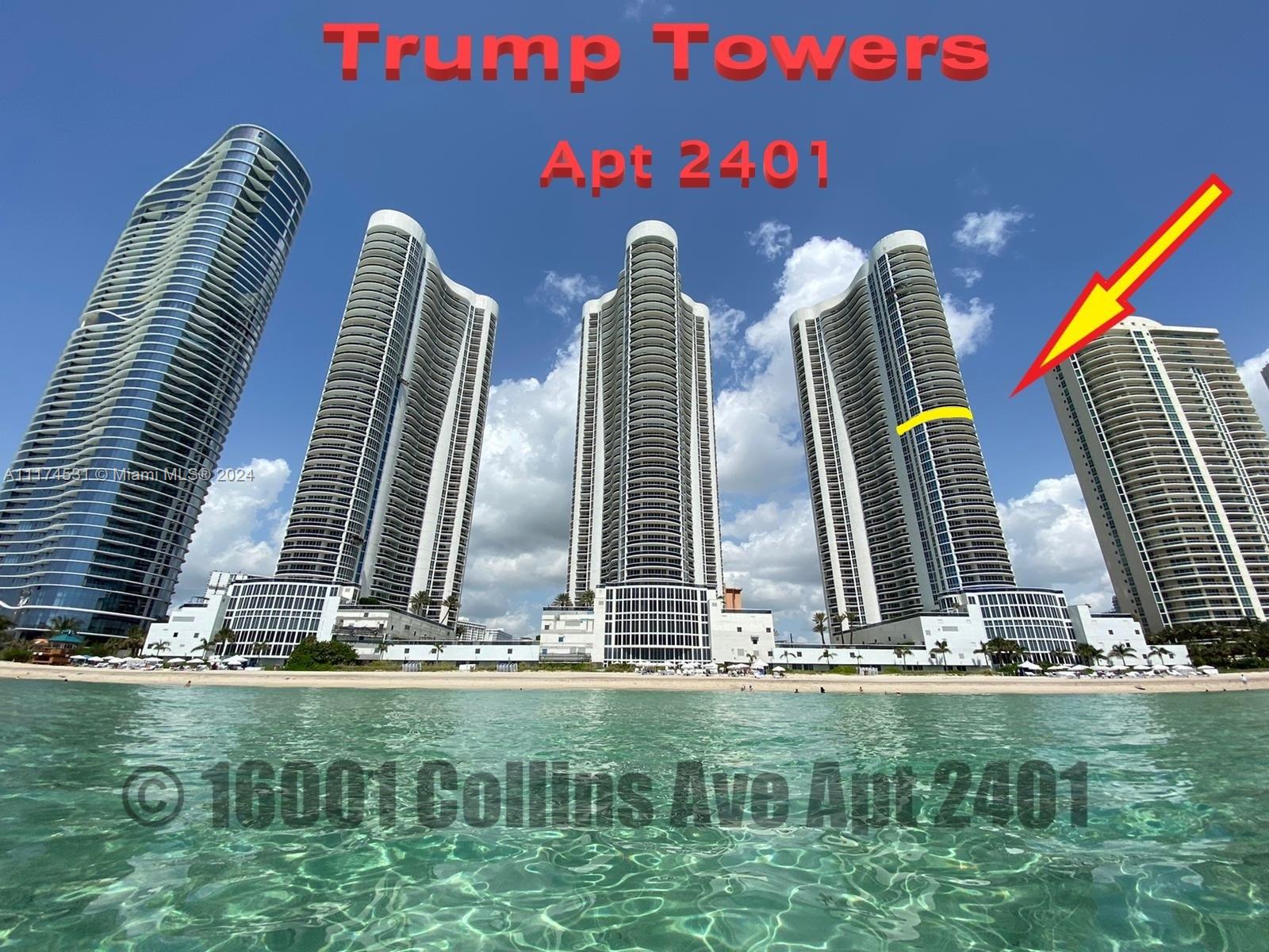 Property for Sale at 16001 Collins Ave 2401, Sunny Isles Beach, Miami-Dade County, Florida - Bedrooms: 3 
Bathrooms: 4  - $3,500,000