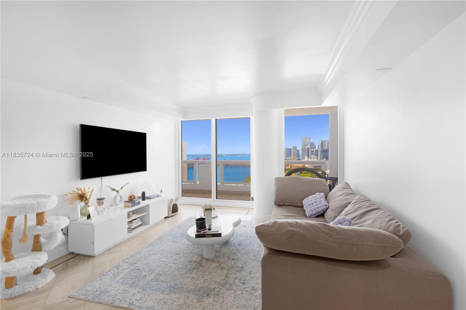 Stunning, renovated 1-bedroom unit at The Grand with breathtaking views of the Miami skyline and Biscayne Bay. This turnkey residence features modern finishes, an open-concept layout, and floor-to-ceiling windows that flood the space with natural light. Enjoy resort-style amenities in one of Edgewater’s most iconic buildings—just steps from Margaret Pace Park, the Arts & Entertainment District, and minutes to Wynwood, Brickell, and Miami Beach. Easy to show—perfect for end-users or investors