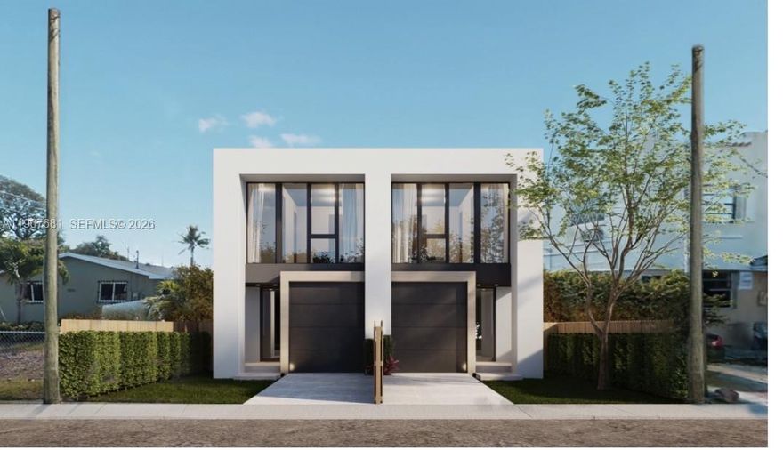 Stunning brand new 2-story modern townhouse in booming Allapattah. Featuring 3 bedrooms, 2.5 baths, 1-car garage, impact windows and doors, and sleek contemporary finishes throughout. Open-concept living and dining areas with abundant natural light. Private yard space. No HOA.

Airbnb-friendly area offering excellent income potential. Located minutes from Miami International Airport, Wynwood, Jackson Memorial Hospital, Design District, Downtown Miami, and with quick access to SR 112 and I-95. Ideal for primary residence or investment property. Modern construction for peace of mind and low maintenance living. High rental demand location. This unit can also be sold  together as a Duplex with Unit A.