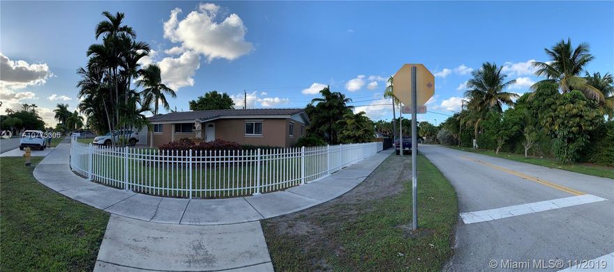 Welcome to your new home in PSN; the community you want to be in! Friendly neighbors, tons of sports available to kids (and adults) at the Norman and Jean Reach Recreational Park. This lovely home sits on a large fully gated corner lot and is just across from the heart of the community, the park. There is covered parking, a shed off the back, and covered patio for ultimate entertainment! Just a 1 min walk to the park and 5 min walk to Palm Springs North Elementary. Retail and dining shops within 2 mins, and just 10 mins to major Highways. The American Dream Mall, the largest mall in the nation, will be only 10 mins away, next exit off I75, with an expected completion date of 2023. Location is central and ideal to have the best of everything at your fingertips. Welcome home!