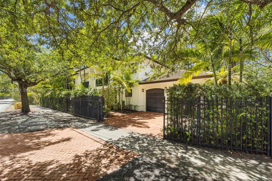 Located in the heart of Coconut Grove, this 4-bedroom, 4-bath residence offers 3,404 SF of well-designed living space, seamlessly blending comfort and functionality. Expansive living and dining areas flow effortlessly to lush, private outdoor spaces, creating an ideal setting for both everyday living and entertaining. The updated kitchen features clean modern cabinetry, a large island, and ample storage, opening to the main living areas. Upstairs, spacious bedrooms include a generous primary suite with balcony and walk-in closet. Surrounded by mature tropical landscaping and just minutes from the Grove village, parks, marinas, and top schools, this is a compelling opportunity to own a move-in-ready home in a prime location.