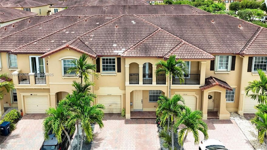 Renovated 3BR/2.5BA townhome in Tuscany with no rear neighbors. This move-in-ready home has been fully remodeled from top to bottom. Features include accordion shutters (no impact doors or windows), quartz countertops, stainless steel appliances, and waterproof laminate floors. The spacious primary suite includes dual sinks and a walk-in closet. Enjoy a private patio, perfect for relaxing or entertaining. Community amenities include two pools, a clubhouse, a gym, and 24/7 security. The HOA covers common areas and basic cable.