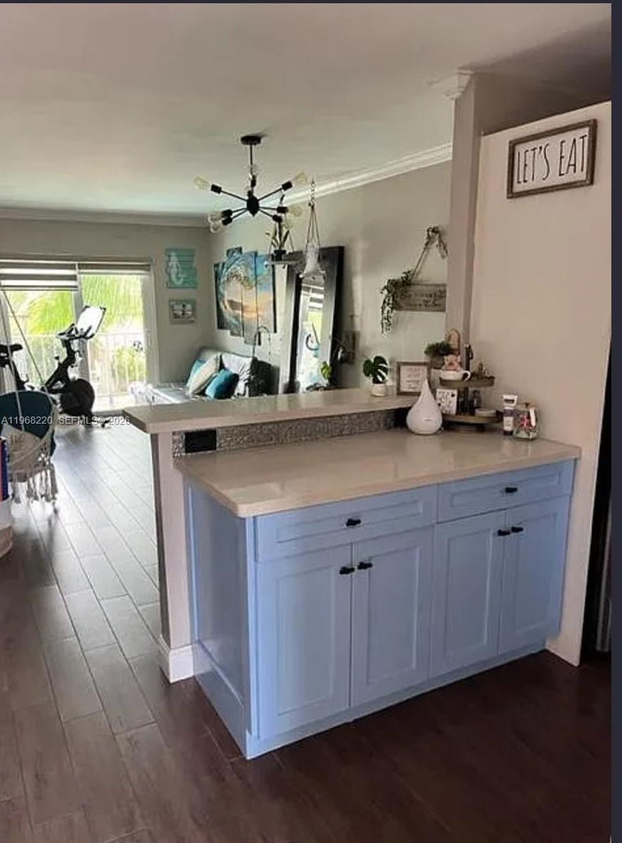 2bed/1bath Condo unit.   A block from Marlin Stadium, minutes to downtown, Brickell, 836, Calle Ocho.  Walking distance to public transportation. Perfect for a homeowner or investors looking for income currently rented at $2200/mo month to month