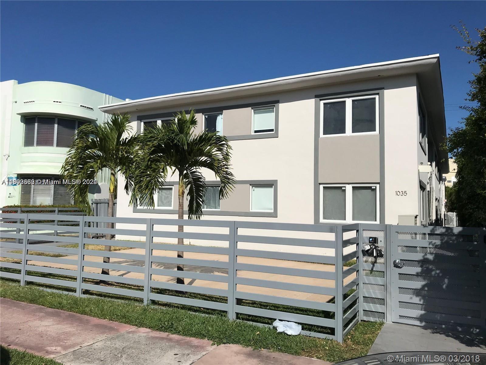 Rental Property at 1035 Euclid Ave 27, Miami Beach, Miami-Dade County, Florida - Bedrooms: 1 
Bathrooms: 1  - $2,200 MO.