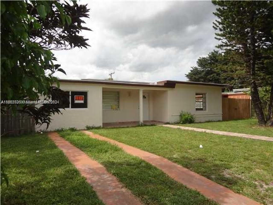 Lots of value in this home located in the desirable City of North Miami. Enjoy this home with family room looking out to a beautiful pool. Home has a split bedroom plan. Freestanding garage in rear of spacious backyard.